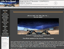 Tablet Screenshot of lifeisaroad.com